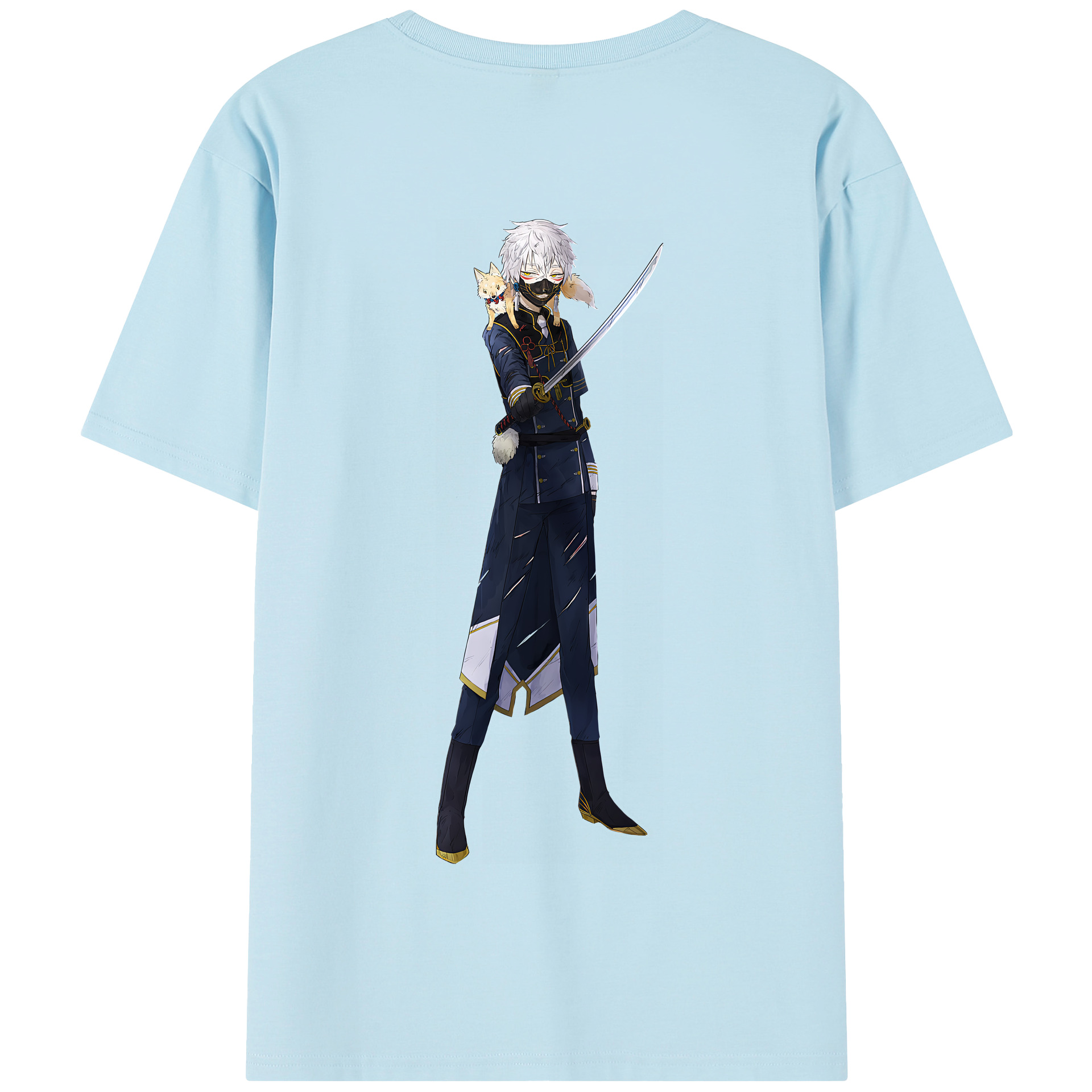 （画像用） 刀剣乱舞 Touken Ranbu 綿100％半袖Tシャツ（背面プリント）